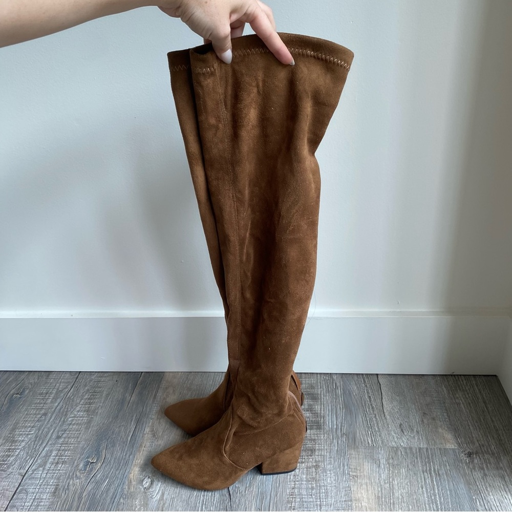 Goodnight Macaroon Faux Suede Boots - Picture 1 of 4